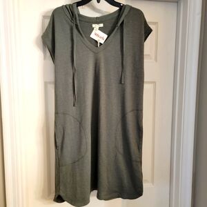 Hooded Dress with Pockets